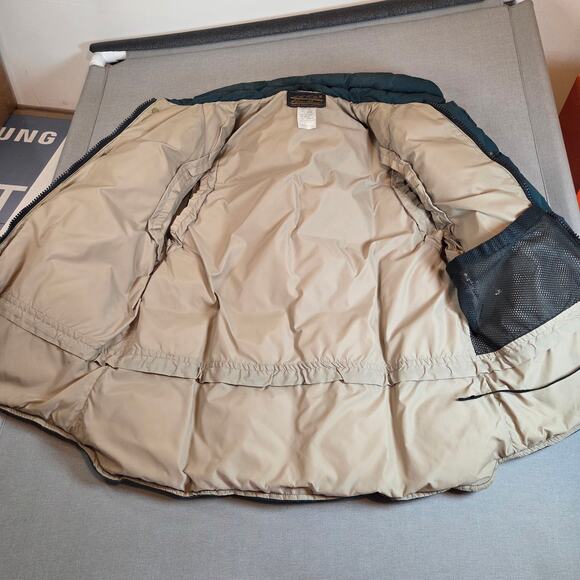 Vintage Eddie Bauer Goose Down Vest XL Made in USA Green Expedition 70s 80s - Picture 3 of 16